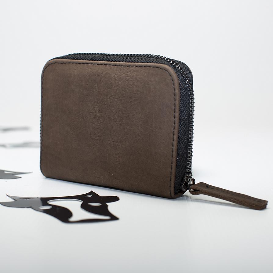 Mini Wallet Crazy Horse Leather