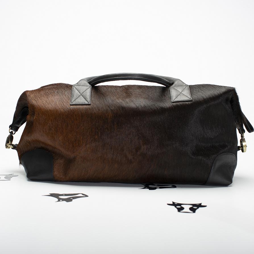 Full Fur Cowhide Traveller Bag