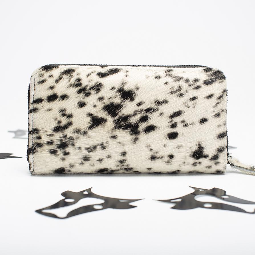 Printed Cowhide Wallet