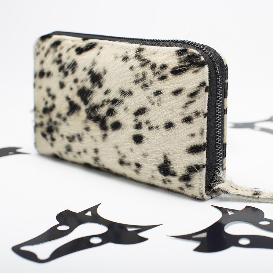 Printed Cowhide Wallet