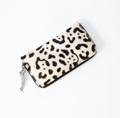 Printed Cowhide Wallet