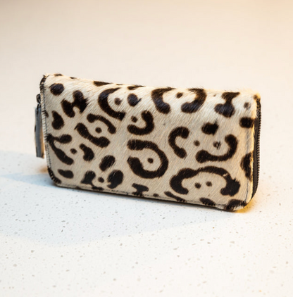 Printed Cowhide Wallet