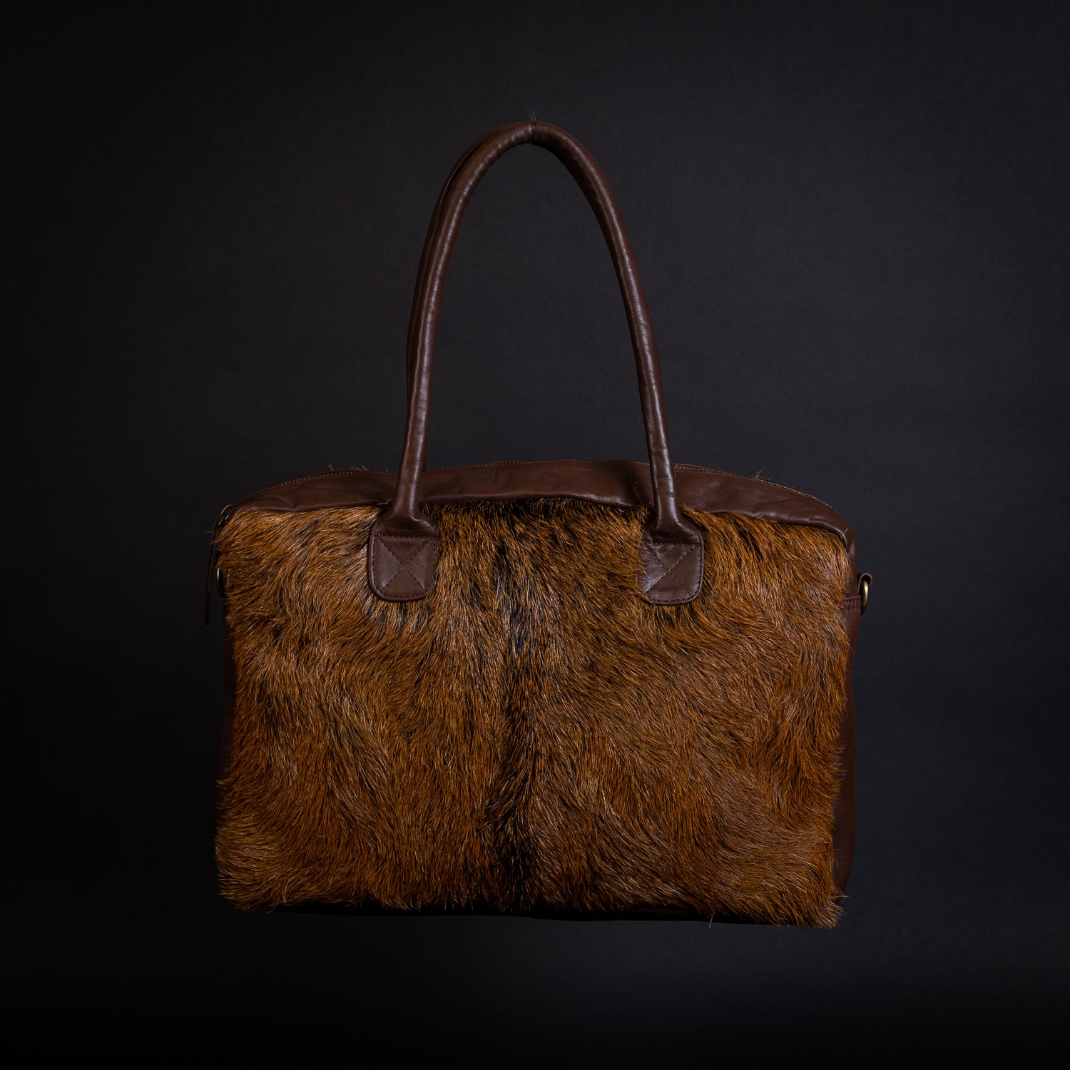 Leather Cowhide Lappy Bag