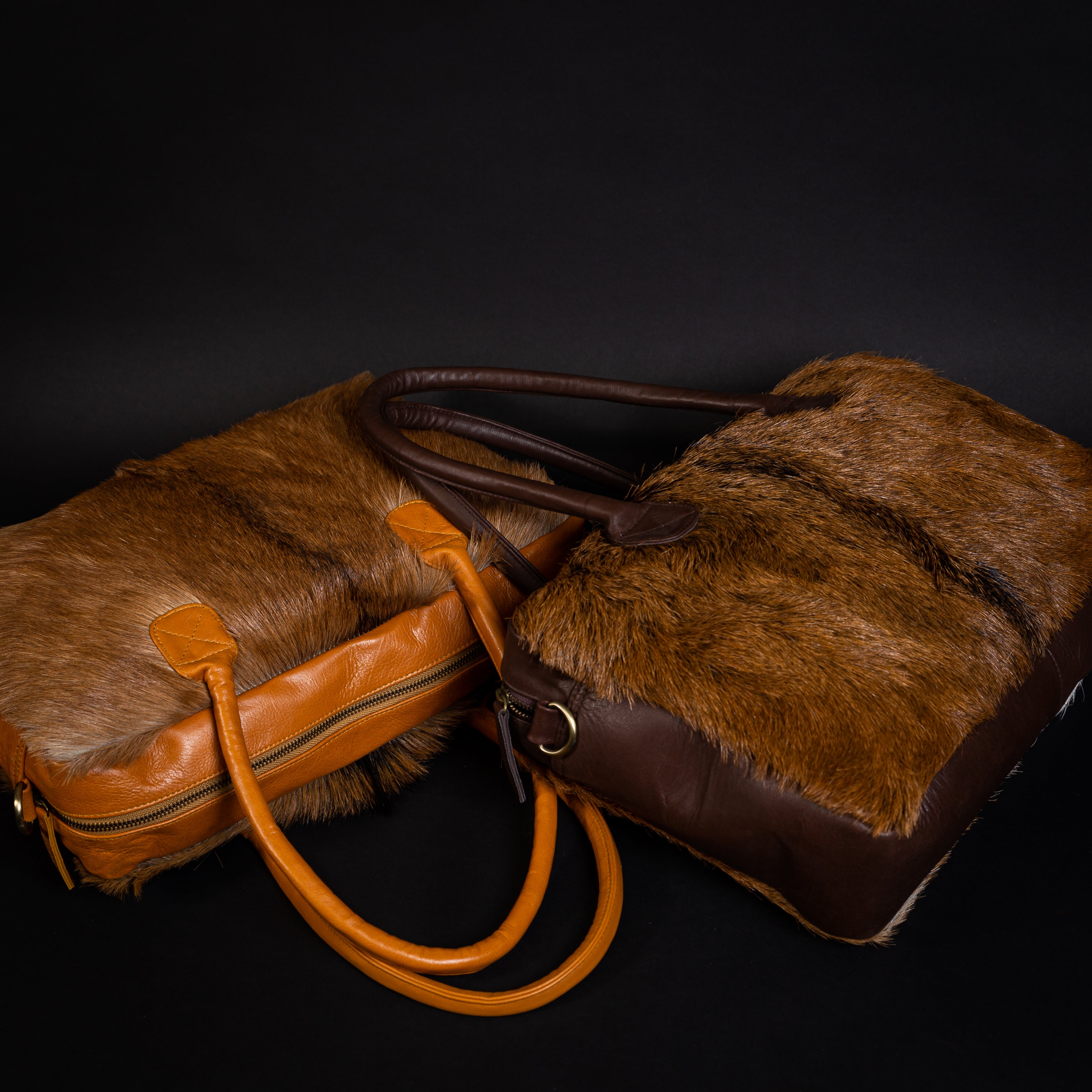 Leather Cowhide Lappy Bag