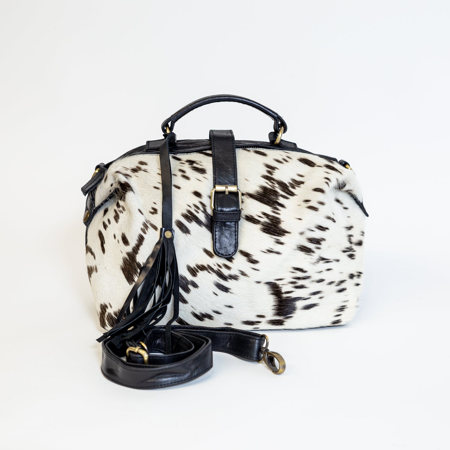 The Keep Her Cowhide Satchel