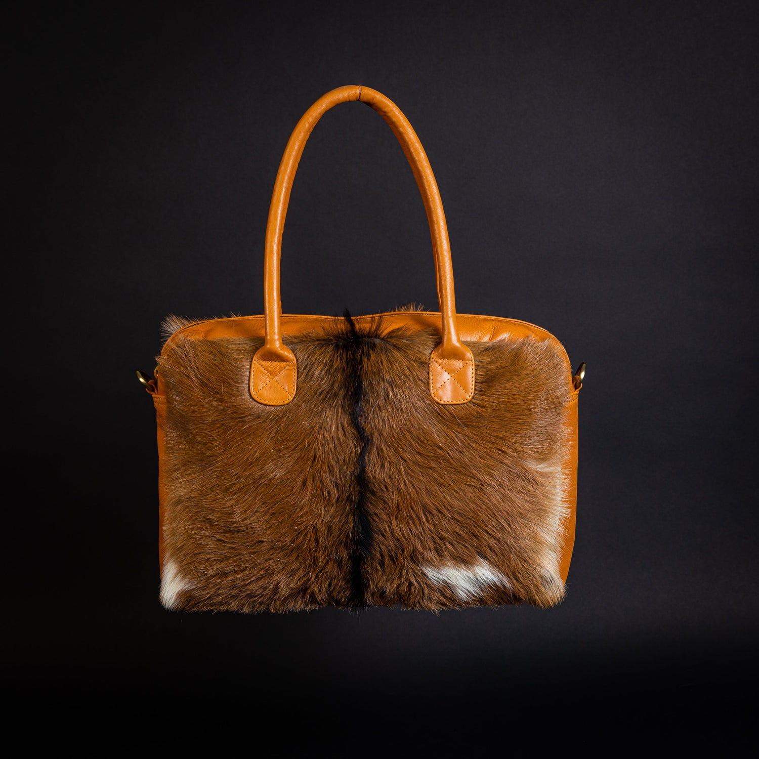 Leather Cowhide Lappy Bag