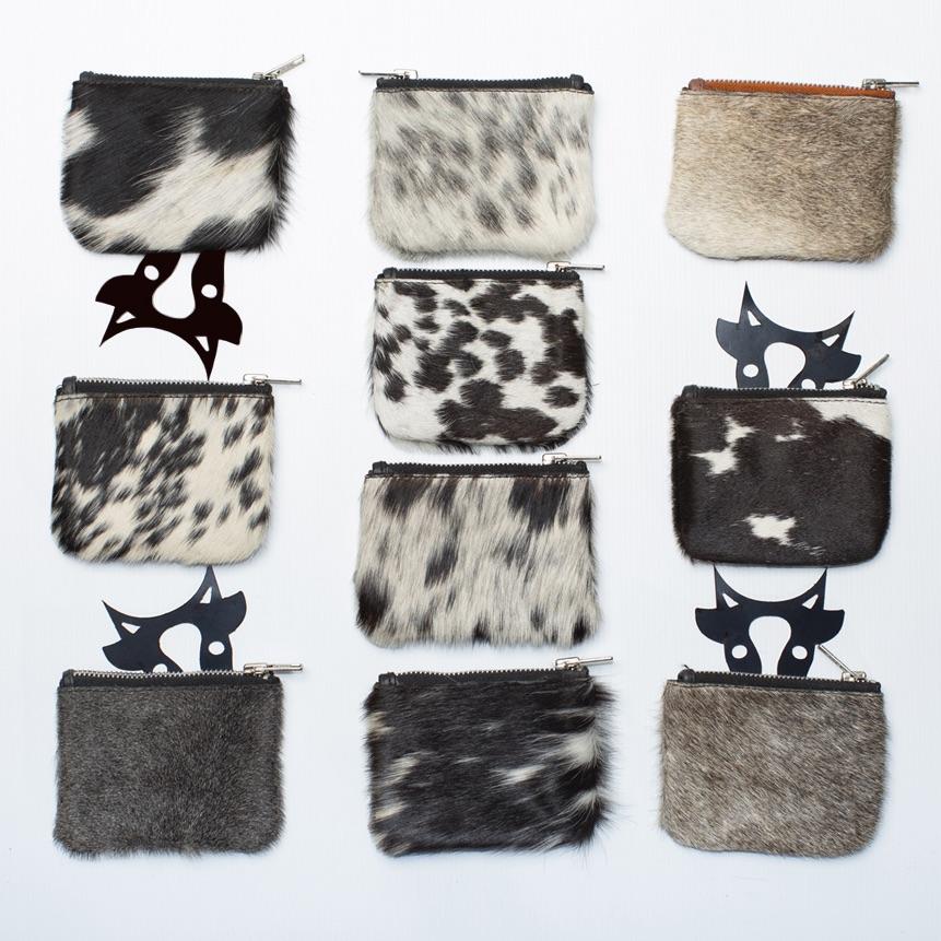 Miniature Moo Fur Coin Purse