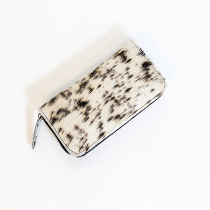 Printed Cowhide Wallet